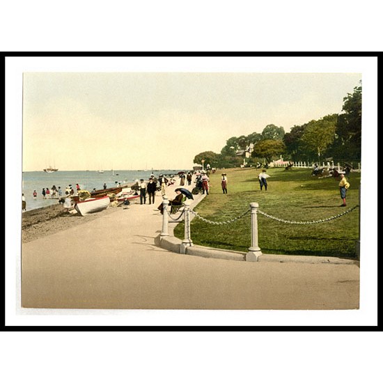 Isle of Wight Cowes the green II England, A New Print Of an English Photochrom Image