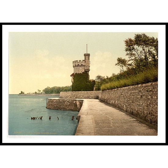 Isle of Wight Ryde Apley Tower England, A New Print Of an English Photochrom Image