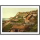 Isle of Wight Searshore near Shanklin England, A New Print Of an English Photochrom Image Isle of Wight Searshore near Shanklin England, A New Print Of an English Photochrom Image