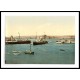 Jersey arrival of boats St Heliers Channel Islands England, A New Print Of an English Photochrom Image