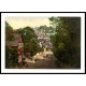 Launceston from St Stephens Cornwall England, A New Print Of an English Photochrom Image Launceston from St Stephens Cornwall England, A New Print Of an English Photochrom Image