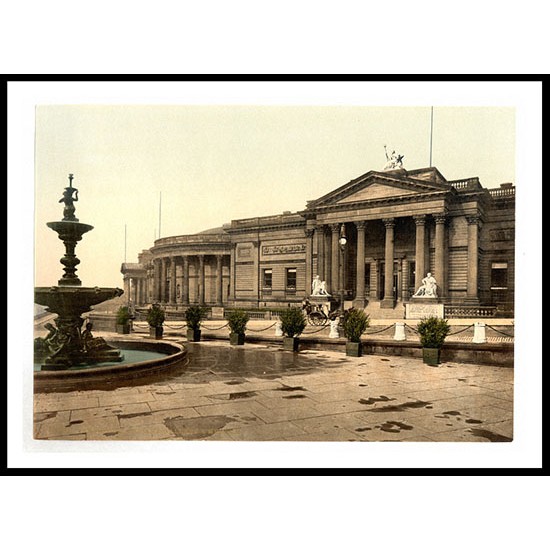 Liverpool The art gallery and museum England, A New Print Of an English Photochrom Image