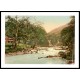 Lynton and Lynmouth Watersmeet and refreshment house England, A New Print Of an English Photochrom Image