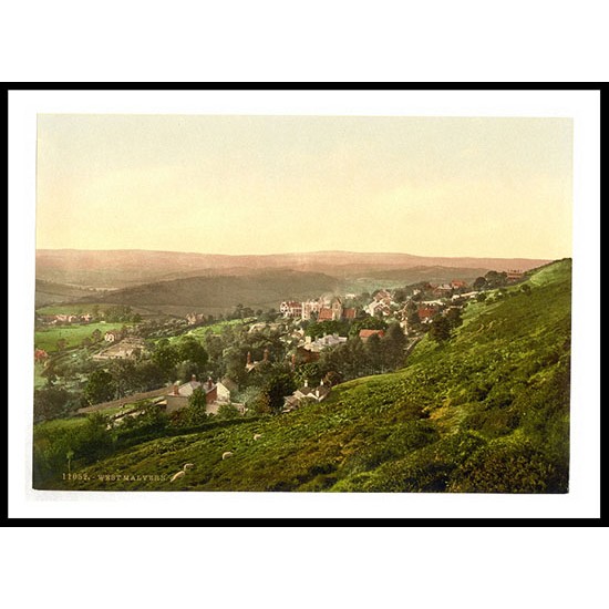 Malvern West Malvern England, A New Print Of an English Photochrom Image