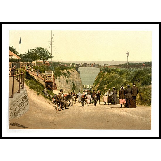 Margate The Gap England, A New Print Of an English Photochrom Image