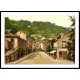 Matlock South Parade and Heights of Abraham Derbyshire England, A New Print Of an English Photochrom Image