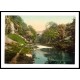 Millers Dale Chee Dale Derbyshire England, A New Print Of an English Photochrom Image