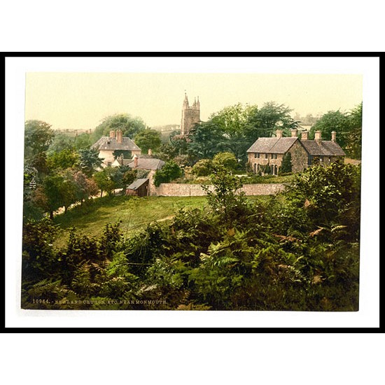 Monmouth Vicinity of Newland Church England, A New Print Of an English Photochrom Image