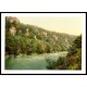 Monmouth Vicinity of Seven Sisters Rocks River Wye England, A New Print Of an English Photochrom Image