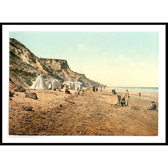 Overstrand Beach England, A New Print Of an English Photochrom Image