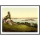 Plymouth From Mount Edgcumbe England, A New Print Of an English Photochrom Image