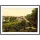 Ross on Wye Cliff and town England, A New Print Of an English Photochrom Image