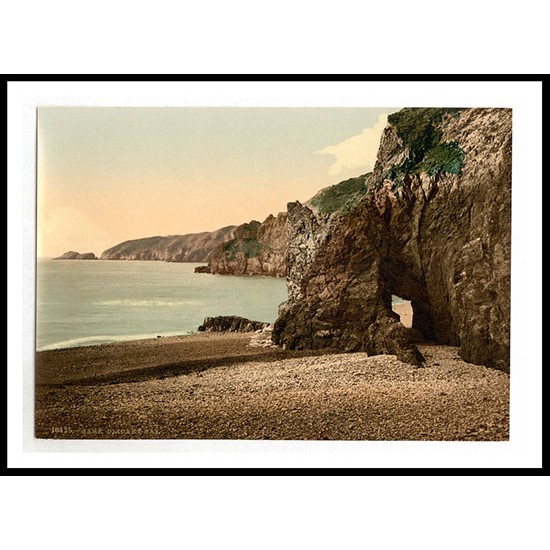 Sark Channel Islands Dixcart Bay England, A New Print Of an English Photochrom Image