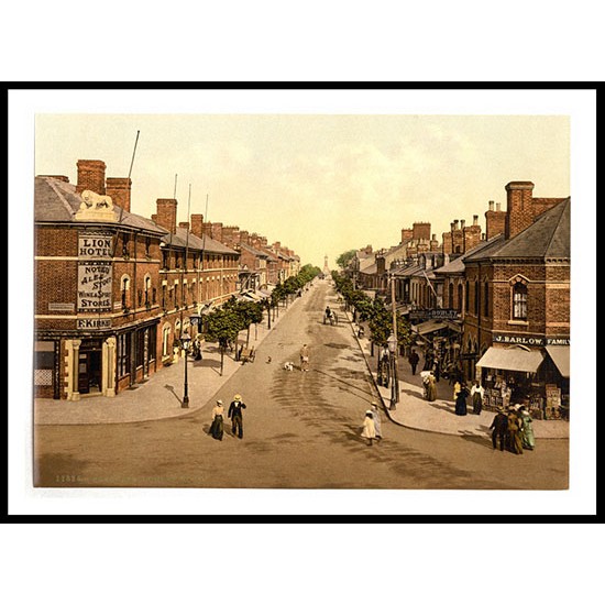 Skegness Lumley Road I England, A New Print Of an English Photochrom Image