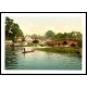 Sonning on Thames White Hart Hotel England, A New Print Of an English Photochrom Image