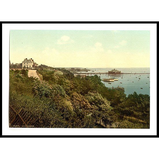 Southend on Sea General view England, A New Print Of an English Photochrom Image