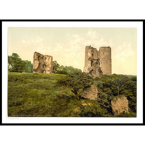 Southend on Sea Hadleigh Castle England, A New Print Of an English Photochrom Image