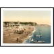 Teignmouth The beach England, A New Print Of an English Photochrom Image