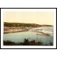 Teignmouth View from the Ness England, A New Print Of an English Photochrom Image