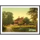 Tunbridge Wells Farmhouse near England, A New Print Of an English Photochrom Image