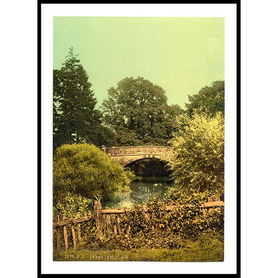 Tunbridge Wells Penshurst Bridge England, A New Print Of an English Photochrom Image