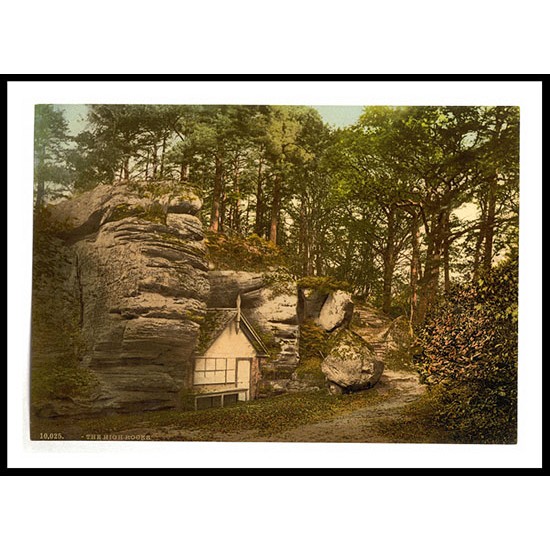 Tunbridge Wells The High Rocks England IV, A New Print Of an English Photochrom Image