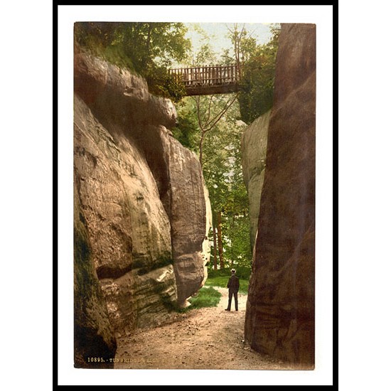 Tunbridge Wells The High Rocks I England, A New Print Of an English Photochrom Image