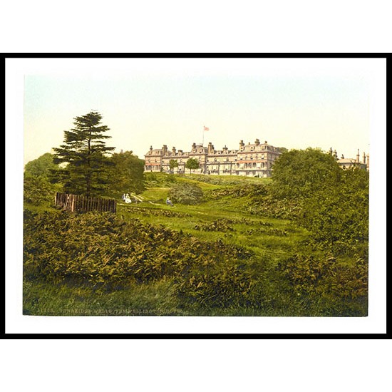 Tunbridge Wells The Wellington Hotel England, A New Print Of an English Photochrom Image