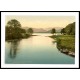 Ullswater and River Eamont from Pooley Bridge Lake District England, A New Print Of an English Photochrom Image