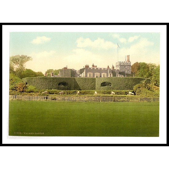 Walmer The castle England, A New Print Of an English Photochrom Image