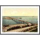 Weston super Mare The pier England, A New Print Of an English Photochrom Image