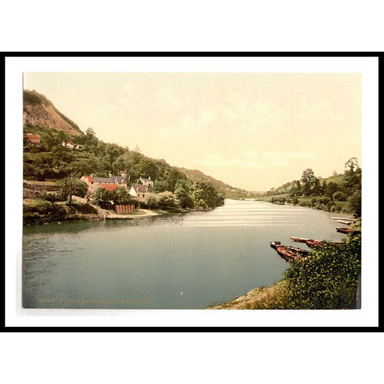 Whitchurch near Symonds Yat England, A New Print Of an English Photochrom Image