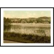 Windermere Bowness from Bellisle Lake District England, A New Print Of an English Photochrom Image