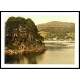 Windermere Brathay Rock and Waterhead Hotel Lake District England, A New Print Of an English Photochrom Image