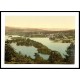 Windermere and Bowness Lake District England, A New Print Of an English Photochrom Image