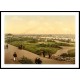 Yarmouth The beach gardens and jetty England, A New Print Of an English Photochrom Image