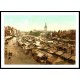Yarmouth The market England, A New Print Of an English Photochrom Image