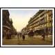 Cannebière And Hotel De Louvre Marseilles France, A New Print Of a Vintage European Street Scene