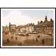 La Grande Place Lille France, A New Print Of a Vintage European Street Scene