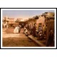 Marr Street Tunis, A New Print Of a Vintage European Street Scene