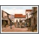 Mostar Cafe Luft Herzegowina Austro Hungary, A New Print Of a Vintage European Street Scene