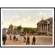 Opera Place Berlin Germany, A New Print Of a Vintage European Street Scene