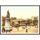 Place Clichy Paris, A New Print Of a Vintage European Street Scene