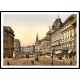 Ring Street Budapest Hungary, A New Print Of a Vintage European Street Scene