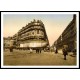 Rue De La Republic Marseilles France, A New Print Of a Vintage European Street Scene