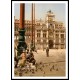 St Marks Place And Clock Venice Italy, A New Print Of a Vintage European Street Scene