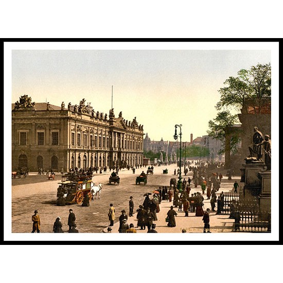 The Arsenal Berlin Germany, A New Print Of a Vintage European Street Scene