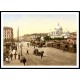 The Place Znamenskii St Petersburg Russia, A New Print Of a Vintage European Street Scene