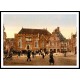 Town Hall Haarlem Holland, A New Print Of a Vintage European Street Scene