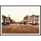 Unter Den Linden From Castle Bridge Berlin Germany, A New Print Of a Vintage European Street Scene